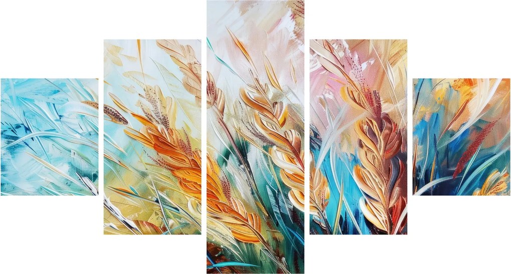 Obraz - Pszenica, abstrakcja (125x70 cm)