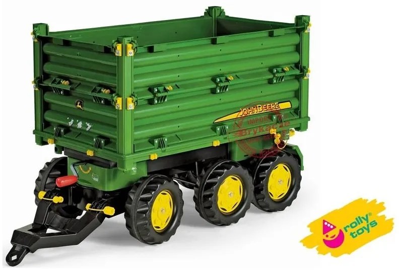 Rolly toys przyczepa wywrotka rolly multi john deere 3 osiowa