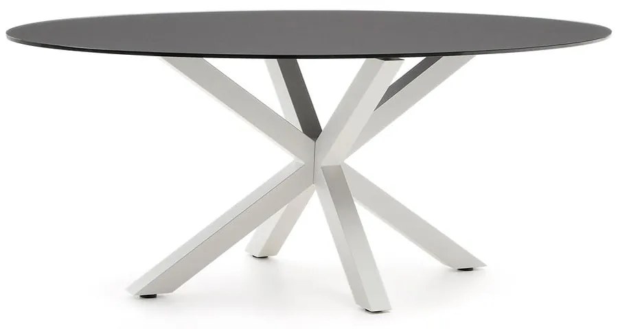 Stół ze szklanym blatem 100x200 cm Argo – Kave Home