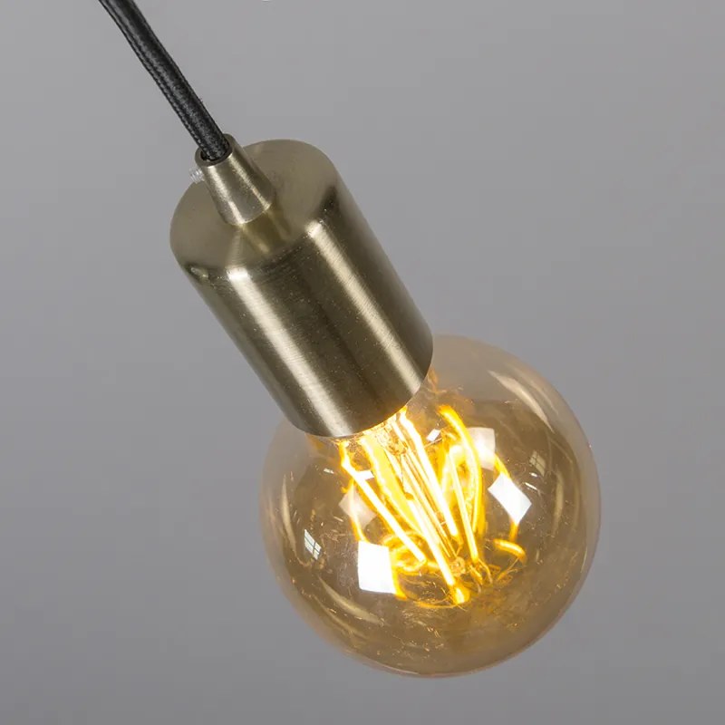 Nowoczesna lampa wisząca złota - FacilDesignerski Oswietlenie wewnetrzne