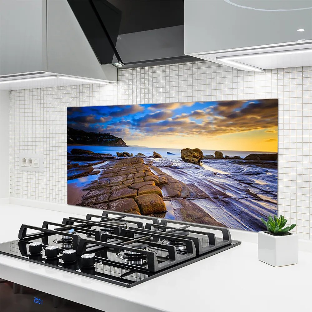 Panel Kuchenny Spokojna Plaża O Poranku