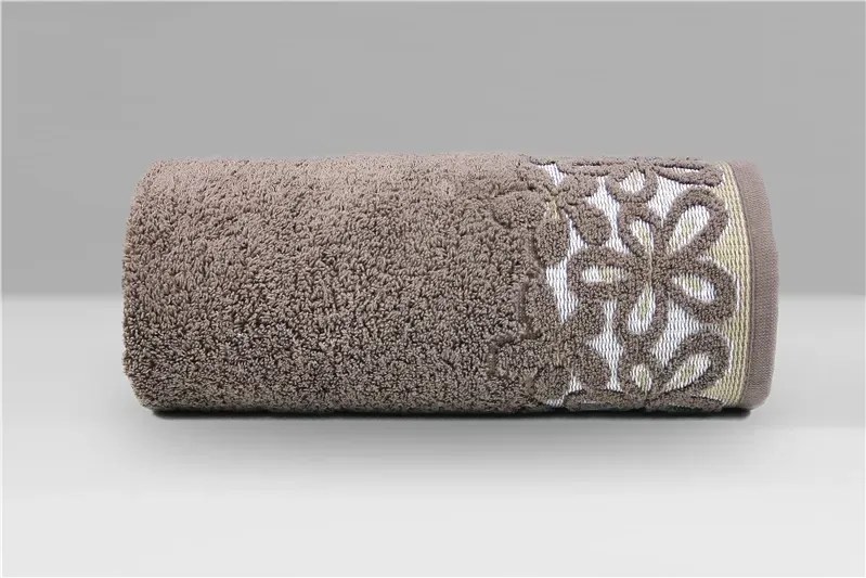 Ręcznik kąpielowy Greno Bella 70x140 czekoladowy GRENO