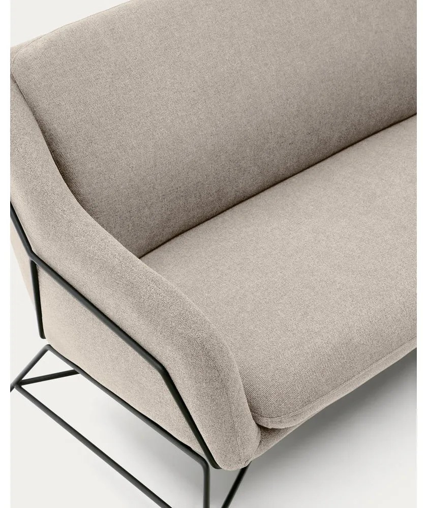 Beżowa sofa 128 cm Brida – Kave Home