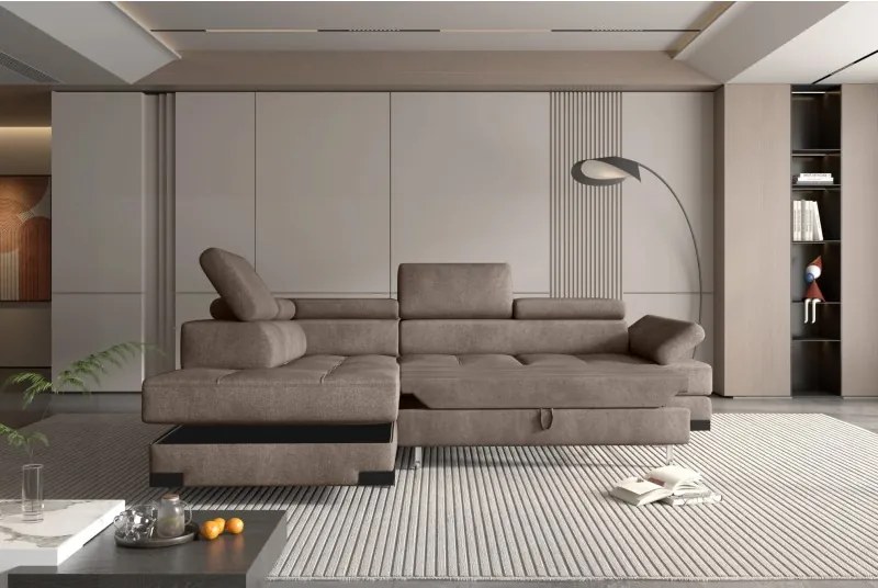 Narożnik EMPORIO L z funkcją spania WERSAL