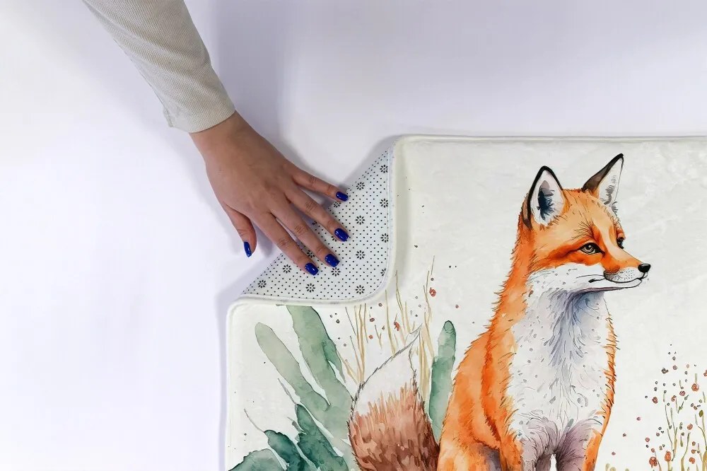 Dywanik łazienkowy antypoślizgowy Dywanik łazienkowy antypoślizgowy Lis Na łące