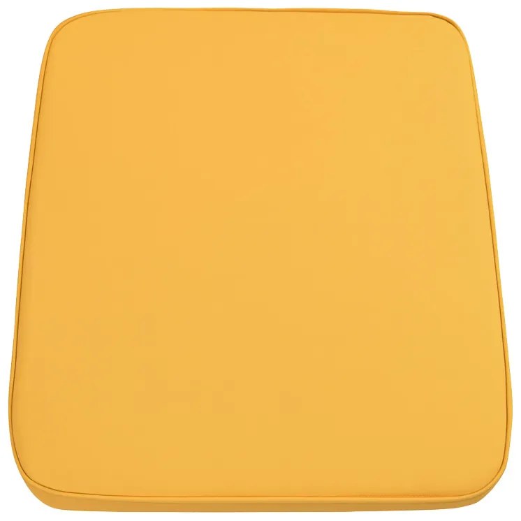 Poduszka ogrodowa na krzesło VIREON 44x45 cm, musztardowy