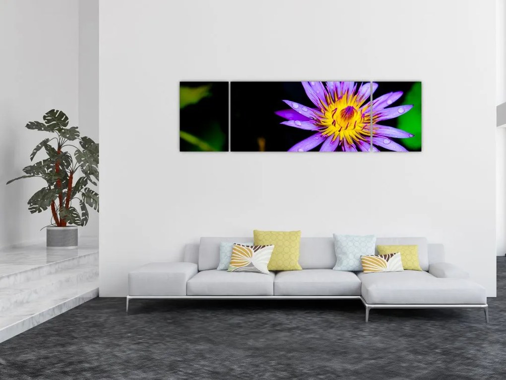 Obraz kwiatu (170x50 cm)