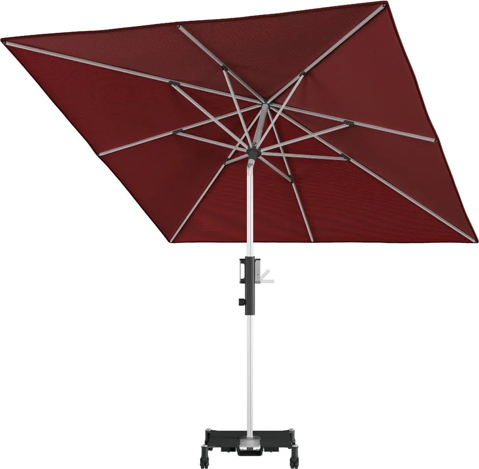 Knirps PHOENIX parasol ogrodowy 245 x 245 cm bordowy