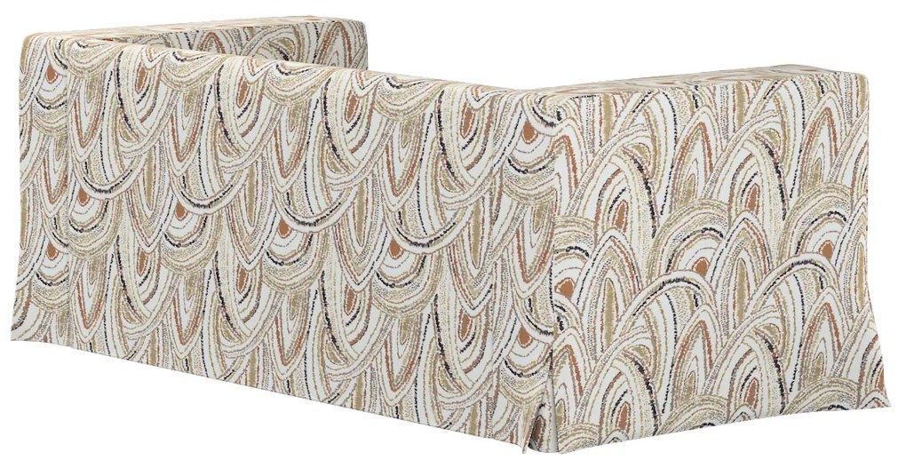 Pokrowiec na sofę Klippan 2-osobową długi z kontrafałdami