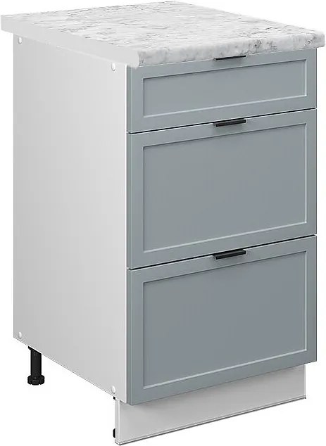 Szafka dolna do kuchni jasnoniebiesko-szary 50x60x82 fame-line