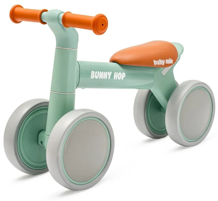 Baby Mix Odpychacz dla dzieci Bunny Hop Ultralight, zielony