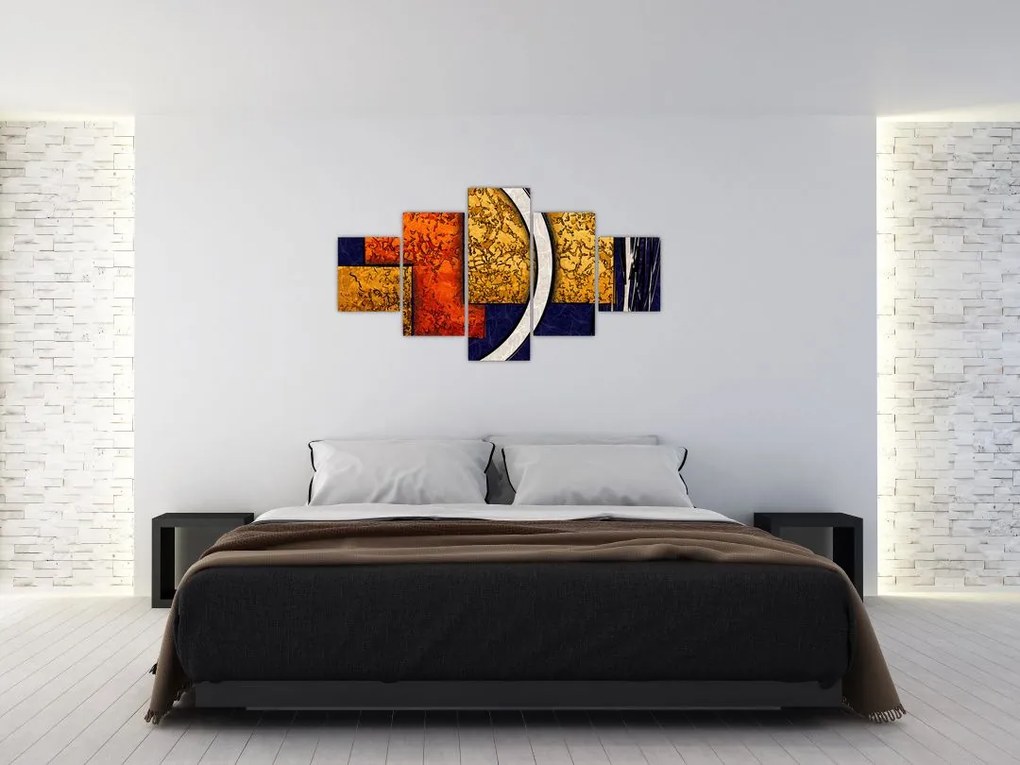 Obraz abstrakcji (125x70 cm)