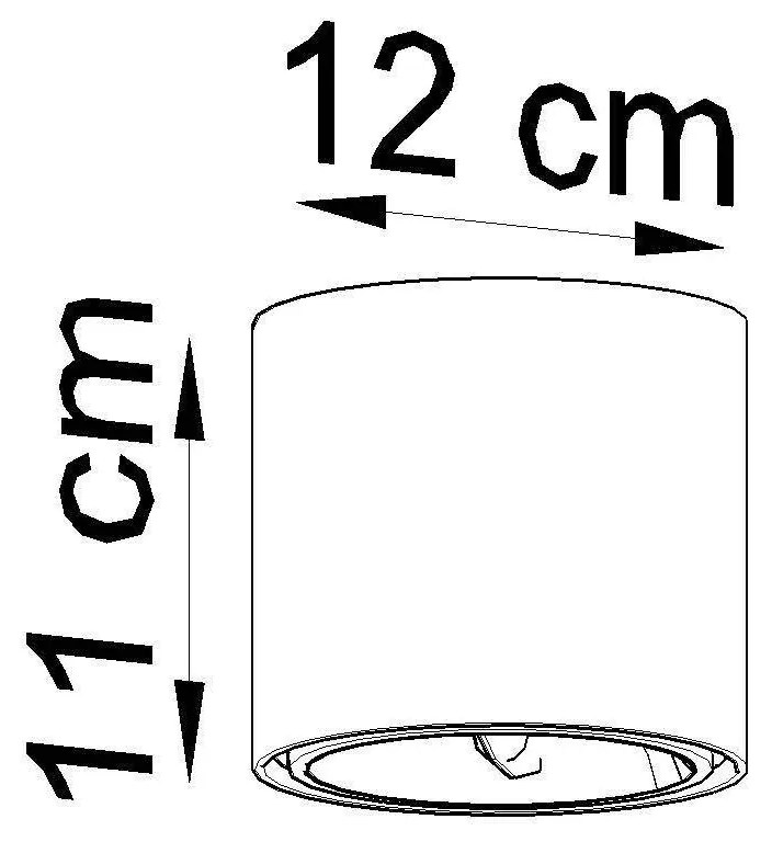Plafon TIUBE biały SOLLUX  LIGHTING