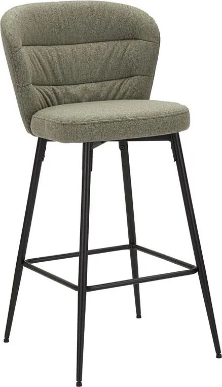 Zestaw 2 wysokich stołków VKH433, Zielony, 52x59x108 cm, Kendra Home