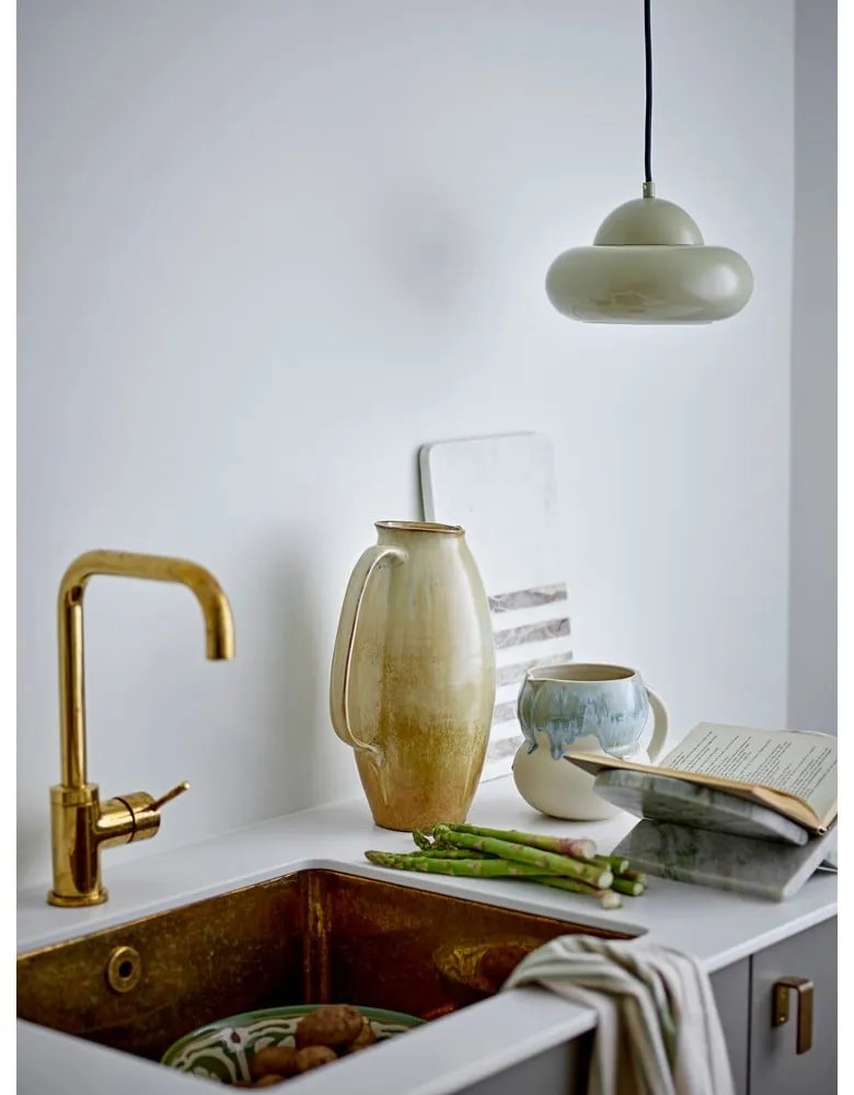 Zielona lampa wisząca z metalowym kloszem ø 22 cm Bubble – Bloomingville