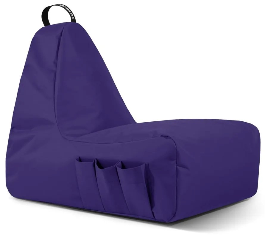 Fioletowy worek do siedzenia Chill Gamer XL – So Soft?