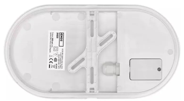 Biała lampa sufitowa LED 14.5x27 cm Qari – EMOS