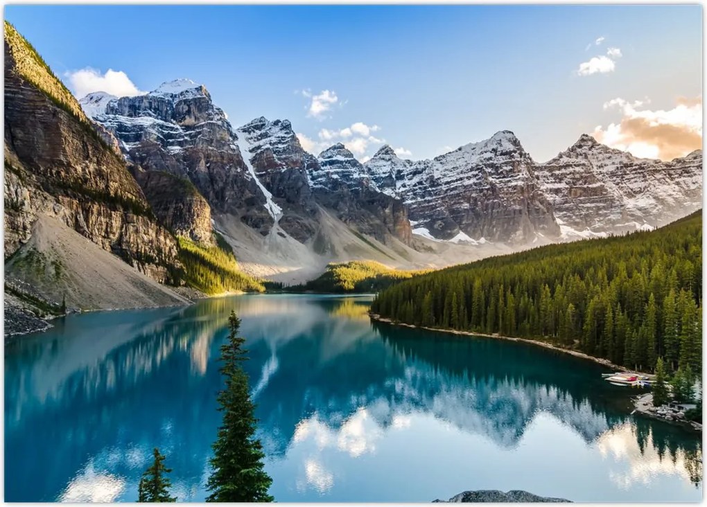 Obraz - Kanada, Park Narodowy Banff, Jezioro Moraine (70x50 cm)