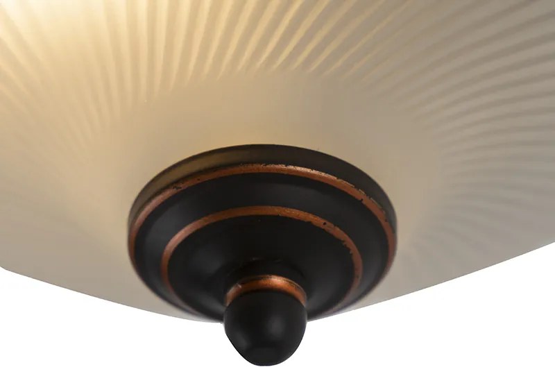 Klasyczna lampa sufitowa brązowy opal - Classico klasyczny/Antyczny Oswietlenie wewnetrzne