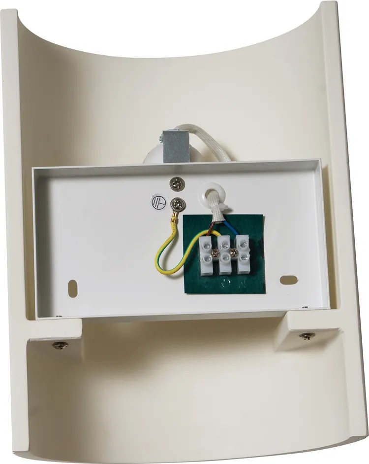 Skandynawski kinkiet biały owalny - Plaster