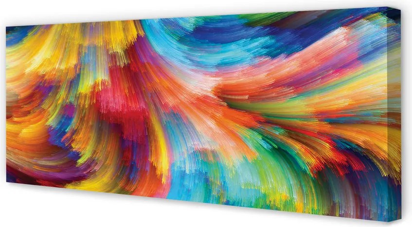 Obraz canvas na ścianę Nieregularne Paski Fraktalne