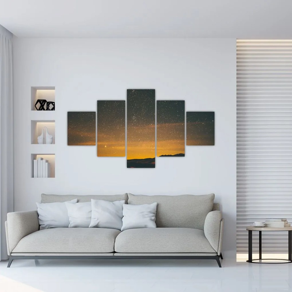 Obraz gwiaździstego nieba (125x70 cm)