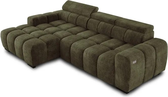 Narożnik BULL S - OMBO MINI Lewostronny z Elektryczną Regulacją EDEN 12