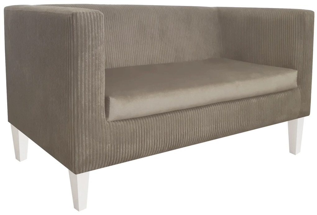 Sofa Monaco noga 20cm biała Paros2/Poso2