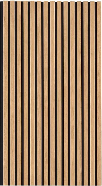 Panele Akustyczne SucceBuy 59.9 x 119.8 cm, Panele Akustyczne z Płytkami z Drewna, Nowoczesna Dekoracja Ścienna, Jasne Dębowe Drewno