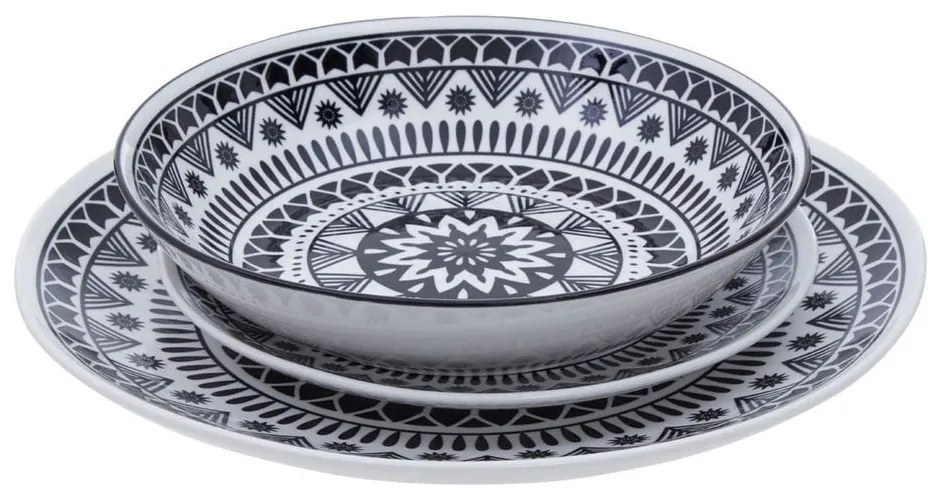 Kamionkowy zestaw talerzy 12 szt. Maya – Premier Housewares