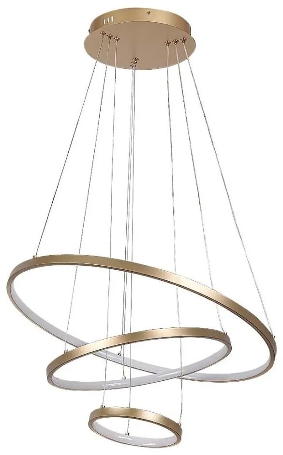 Rabalux 72349 - ściemnialny żyrandol LED na linkach BELIZA LED/90W/230V 3000-6500K + pilot