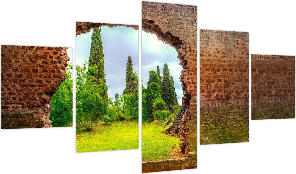 Obraz - Ogród Eden (125x70 cm)