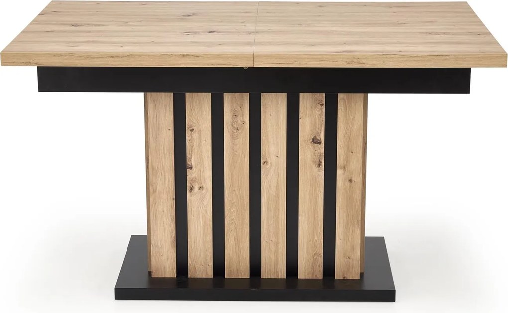 Rozkładany stół Lamello 160 Halmar z ozdobnymi lamelami na nodze