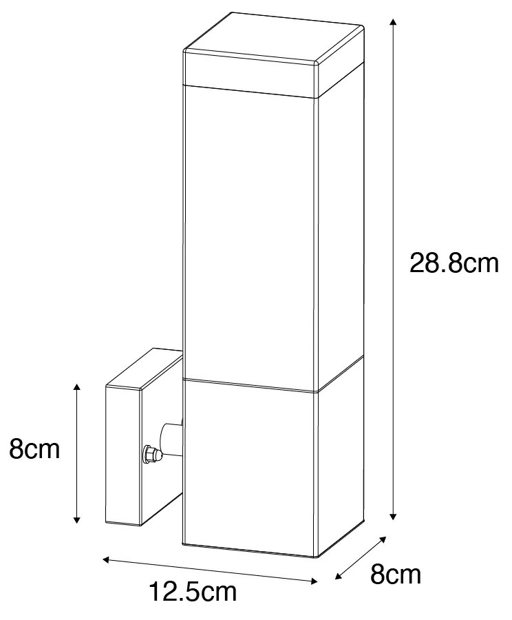 Zewnetrzna Nowoczesny Kinkiet / Lampa scienna zewnętrzny ciemnoszary z opalem - Malios Nowoczesny Oswietlenie zewnetrzne