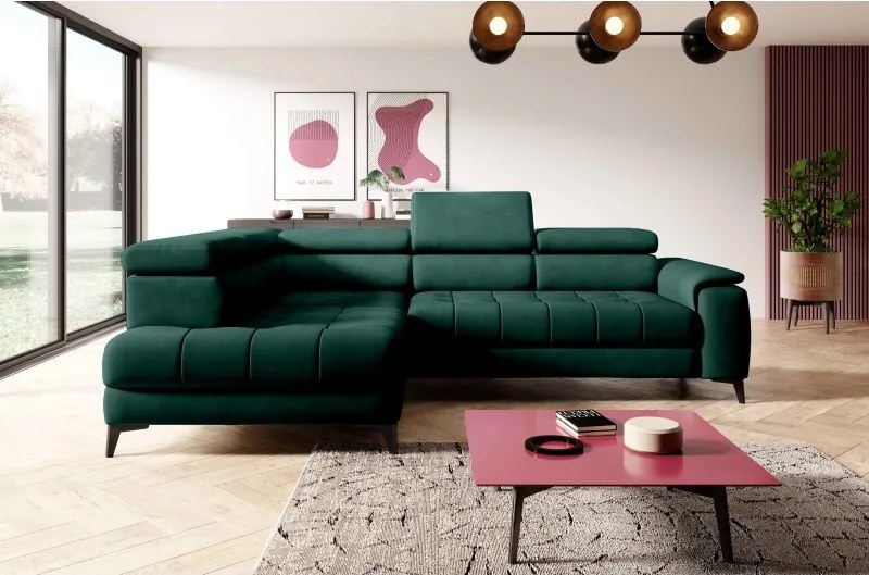 Narożnik CHIVAS L z Elektryczną regulacją siedziska wolnostojący WERSAL