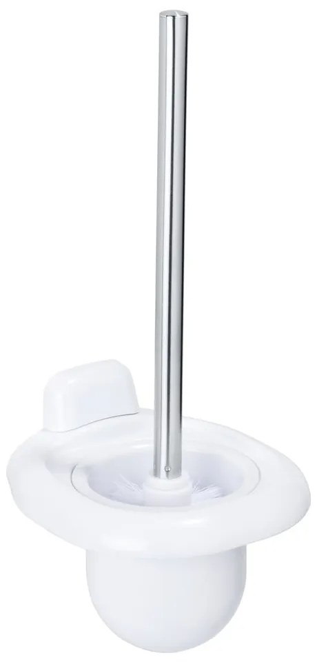 Biała ścienna plastikowa szczotka do WC Pure – Wenko