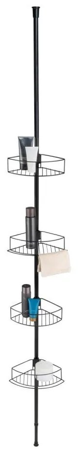 WENKO 24568100-Półka narożna DOLCEDO 31x230 cm stal nierdzewna/czarna