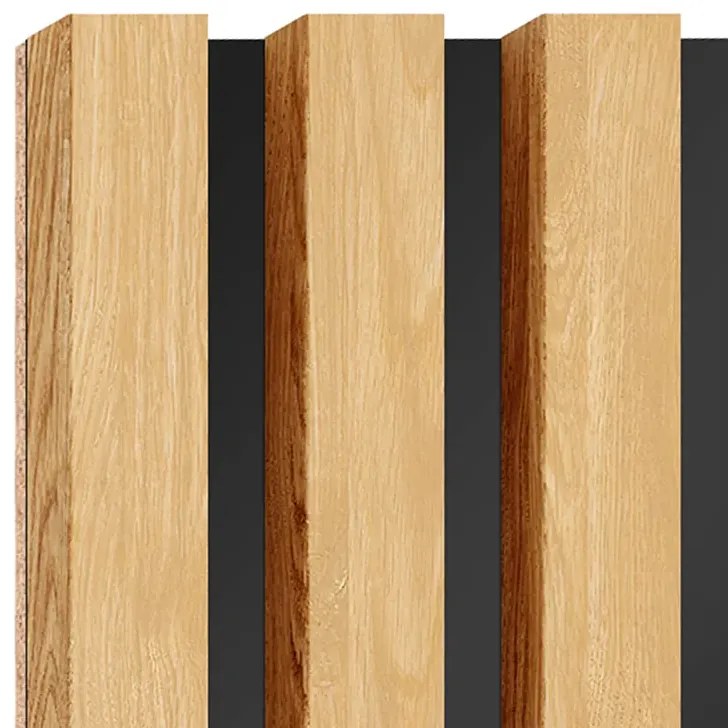 Akustyczne panele lamelowe 2 szt. dąb naturalny A0-G65