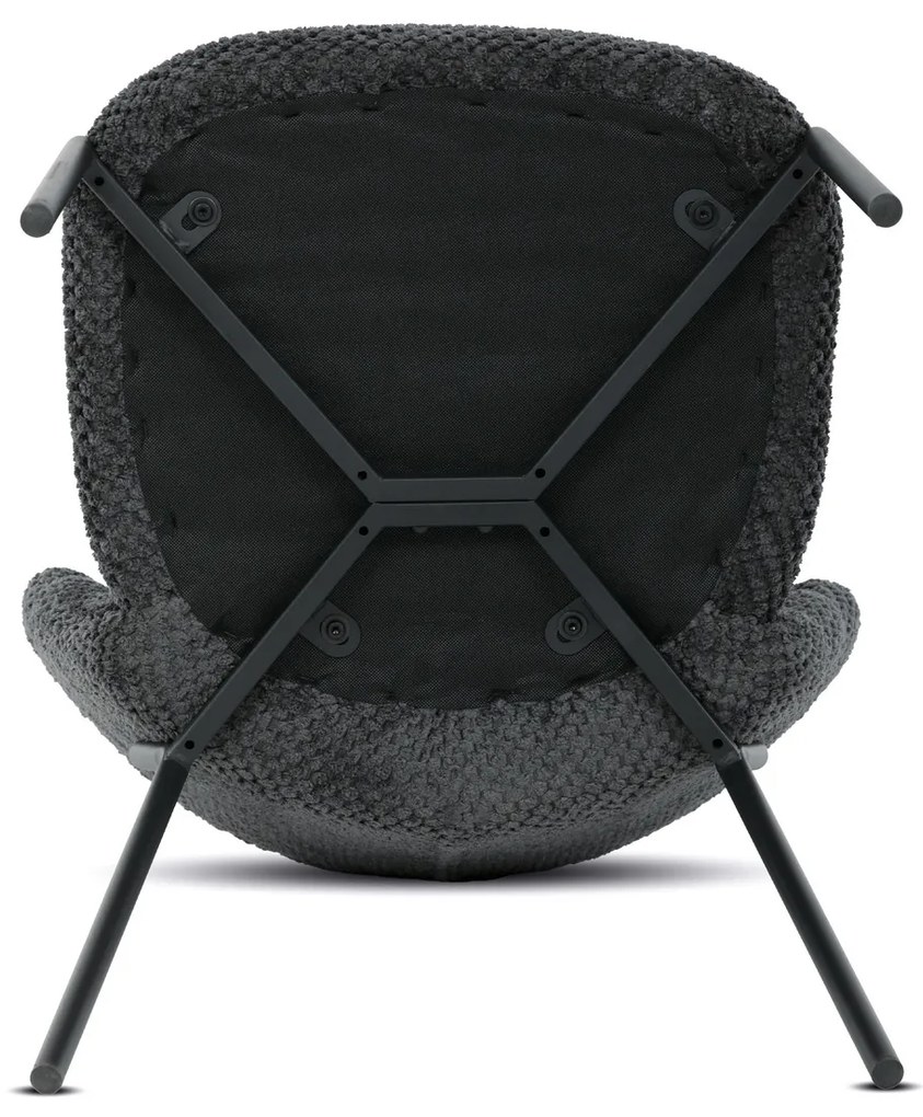 Zestaw krzeseł do jadalni Bouclé CT-W1077 GREY2, 4szt.