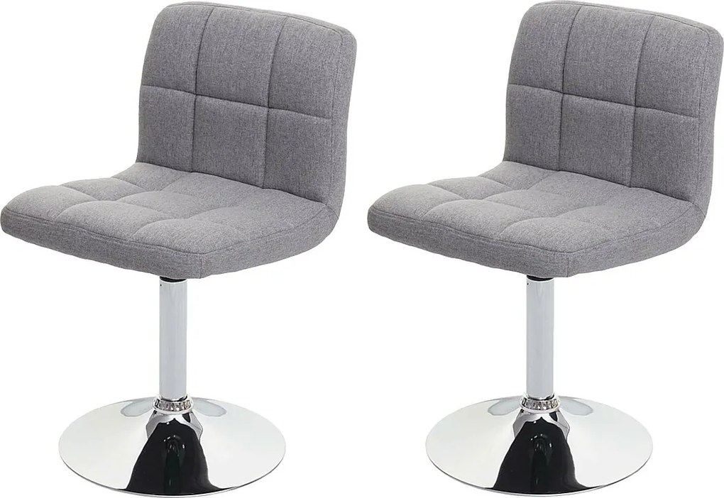 Krzesło do jadalni Cadiz (zestaw 2 sztuk),  jasnoszary