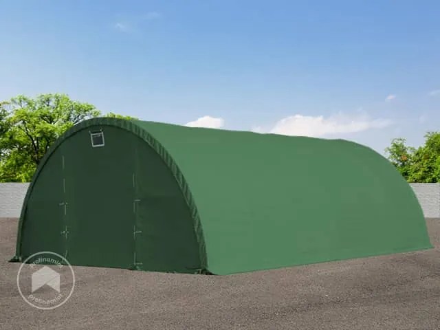 TOOLPORT Hala łukowa 9,15m x 20m x 4,5m, PE 1400 biały - (49666)