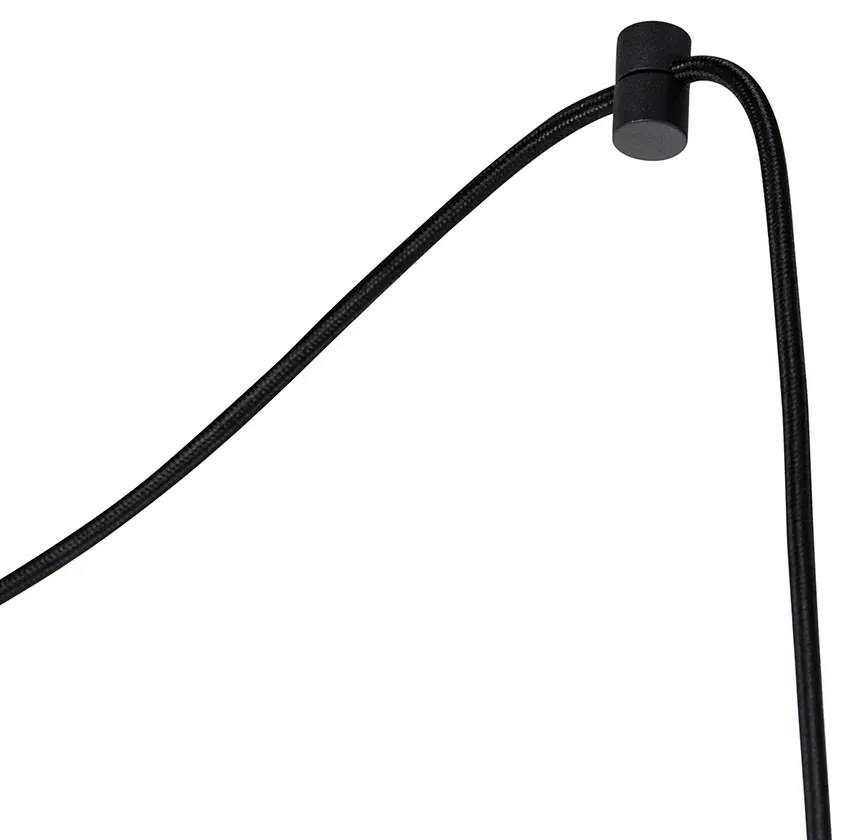 Złota lampa wisząca 3-punktowa z wbudowanym LED, złota, ściemniana - Cava Luxe Nowoczesny Oswietlenie wewnetrzne