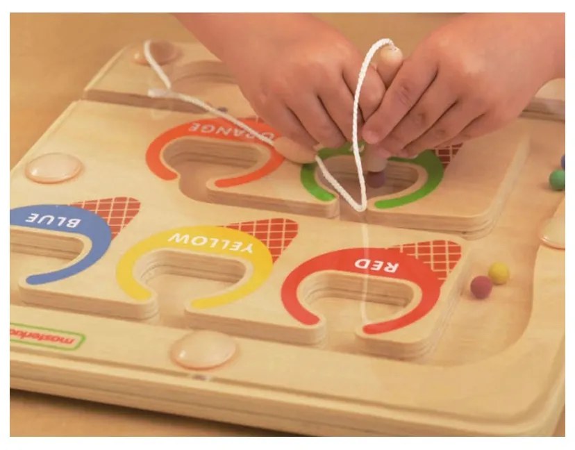 Masterkidz labirynt magnetyczny sorter kolorów edu