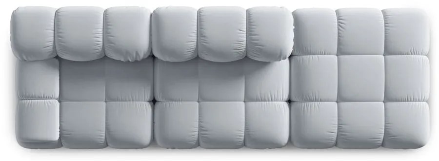 Jasnoniebieska aksamitna sofa 282 cm Bellis – Micadoni Home