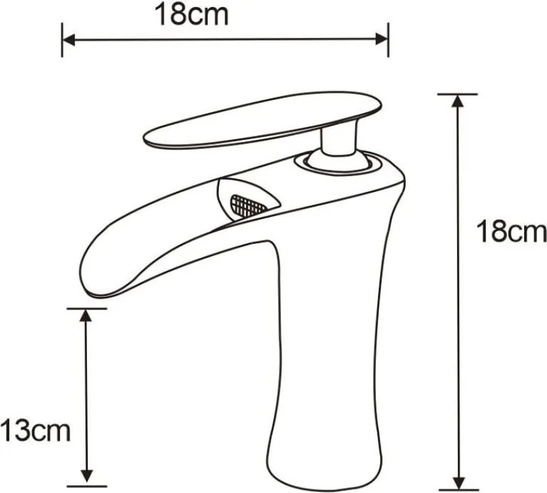 Mexen Lyra bateria umywalkowa, czarna/złota - 745300-75