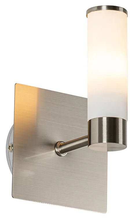 Nowoczesna lampa ścienna do łazienki ze stali IP44 - Bath Nowoczesny Oswietlenie wewnetrzne