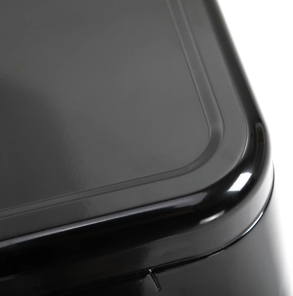 HOMCOM Zestaw 4 Stołków Barowych z Metalu, Do Użytku Wewnętrznego i Zewnętrznego, Składana Konstrukcja, Czarny