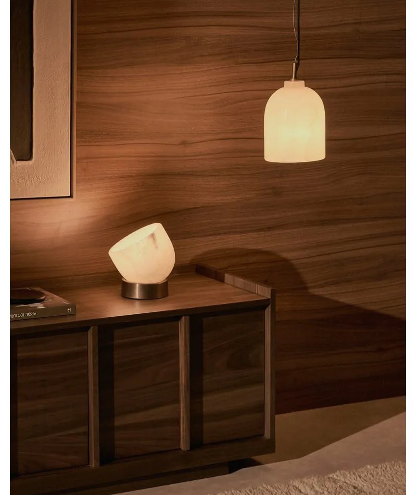 Lampa wisząca w kolorze kości słoniowej ø 15 cm Shenli – Kave Home