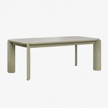Stół Jadalny Prostokątny 200x100 Cm Z Płyty Mdf Genewa Salvia Zieleń - Sklum