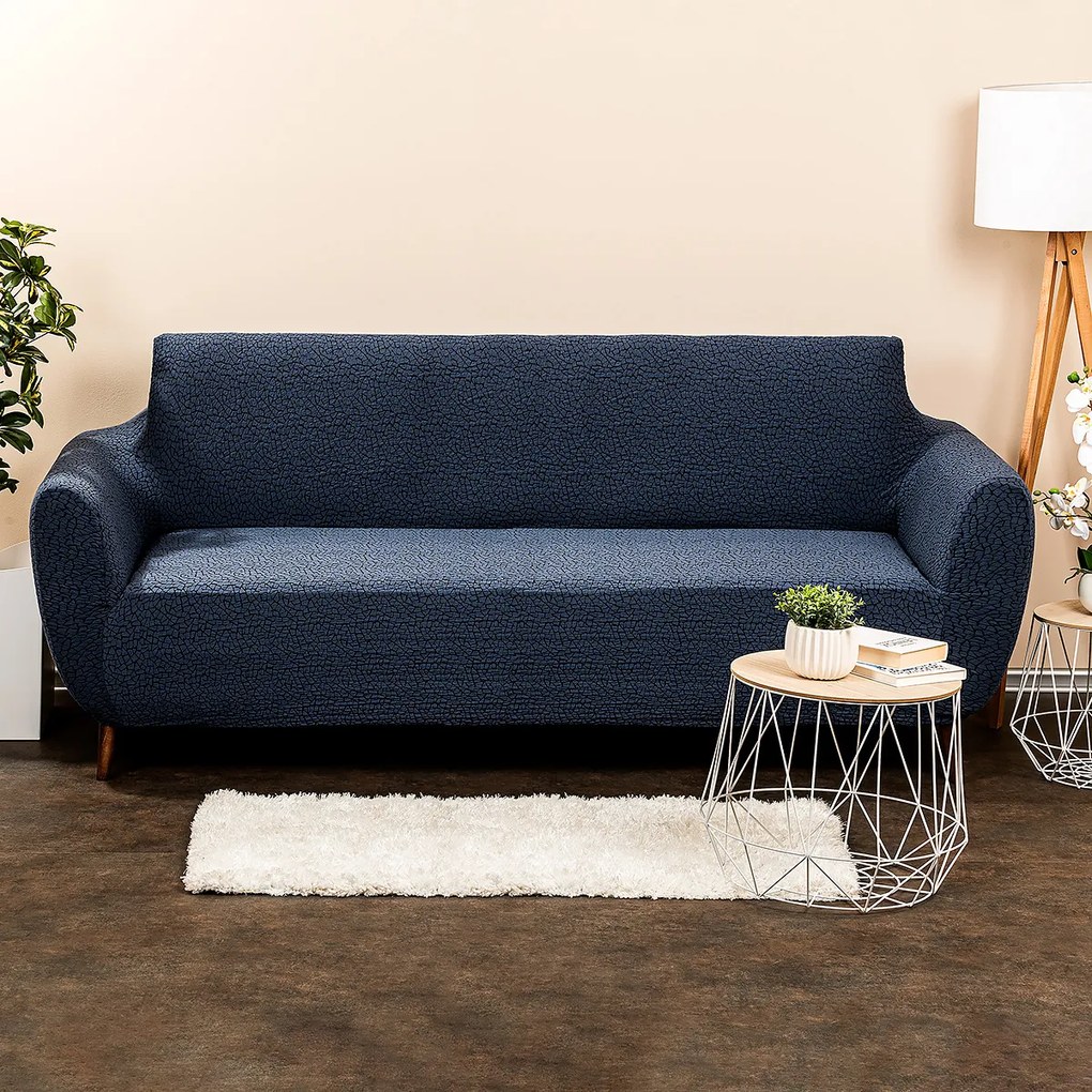 4Home Multielastyczny pokrowiec na kanapę Comfort Plus niebieski, 180 - 220 cm, 180 - 220 cm